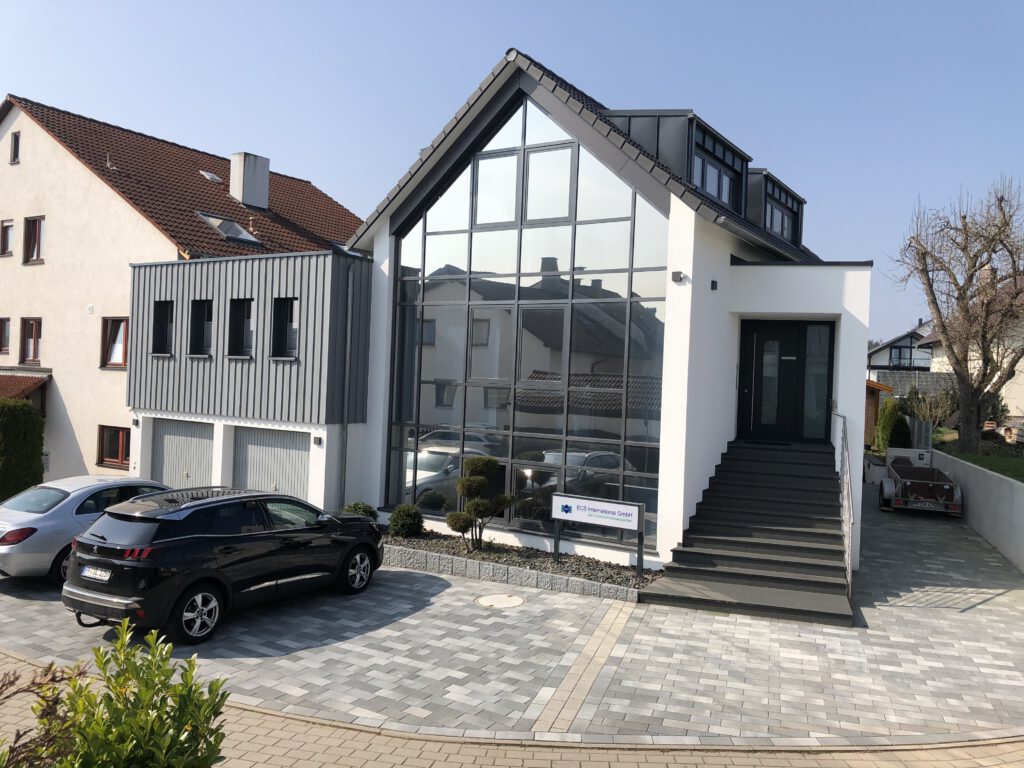 Firmengebäude des Baugeschäfts SCHULZ-BAU