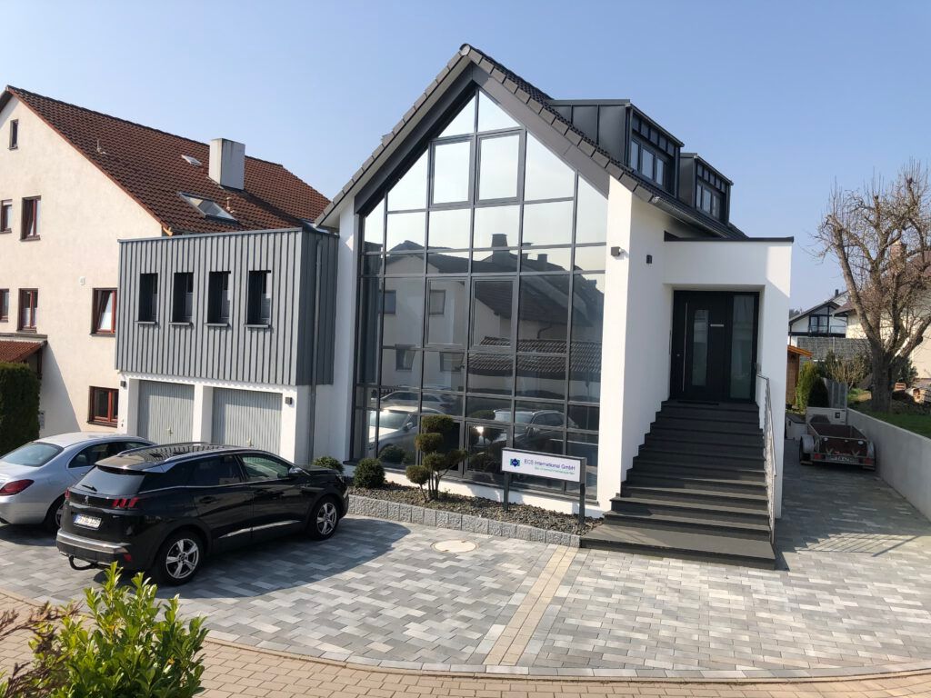 Firmengebäude des Baugeschäfts SCHULZ-BAU